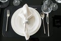 Table decoration for meal time Royalty Free Stock Photo