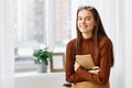 table desk student teenager preparation girl education notebook schoolgirl exam Royalty Free Stock Photo