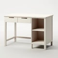 table with drawers modern Scandinavian interior furniture minimalism wood light studio photo