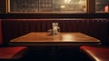 Hyper-realistic Dark Table In Vintage Americana Style