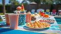 Table Filled With Cupcakes Covered in Frosting Royalty Free Stock Photo