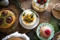 Table filled with homemade cakes