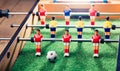 Table football game, abstract light Royalty Free Stock Photo