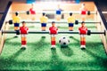 Table football game, abstract light Royalty Free Stock Photo