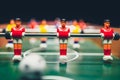 Table football soccer game players kicker