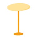 table furniture golden wood interior lunch dinner