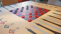 Multi Game Board - Checkers Chess Backgammon Royalty Free Stock Photo