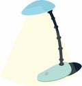 Table lamp icon, flat design style. Desk lamp modern vector illustration Royalty Free Stock Photo