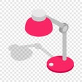 Table lamp isometric icon Royalty Free Stock Photo
