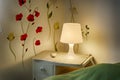 Table and lamp Royalty Free Stock Photo