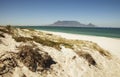 Table Mountain from Bloubergstrand Royalty Free Stock Photo