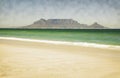 Table Mountain from Bloubergstrand Royalty Free Stock Photo