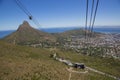 Table Mountain cable car Royalty Free Stock Photo