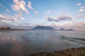Table Mountain Cape Town ocean view Royalty Free Stock Photo