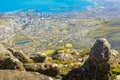 Table Mountain overlook Royalty Free Stock Photo