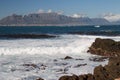 Table Mountain from Robbin Island Royalty Free Stock Photo