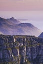 Table Mountain scenics. Table Mountain in the Western Cape, South Africa.