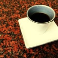 Cup Coffee Black Royalty Free Stock Photo