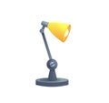 Table office lamp isolated. Vector cartoon