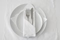 Table place setting Royalty Free Stock Photo