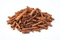 Food ingredient seasoning flavoring spices brown dry powder stick aroma cinnamon