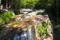 Table rock the flume gorge lincoln new hampshire Royalty Free Stock Photo