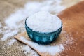 Table Salt also known as Sodium Chloride. Royalty Free Stock Photo