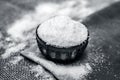 Table Salt also known as Sodium Chloride. Royalty Free Stock Photo