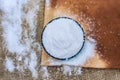 Table Salt also known as Sodium Chloride. Royalty Free Stock Photo