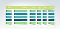 Table, schedule, tab, planner, infographic design template.