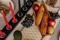 Table Served for Kwanzaa Royalty Free Stock Photo