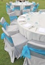 Table set for an event party Royalty Free Stock Photo