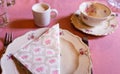 Table set for High Tea Royalty Free Stock Photo