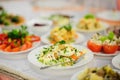 table set service with silverware and glass stemware at restaurant before party