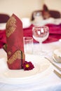 Table setting details. Royalty Free Stock Photo