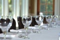 Table setting at wedding