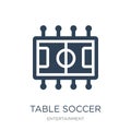 table soccer icon in trendy design style. table soccer icon isolated on white background. table soccer vector icon simple and Royalty Free Stock Photo