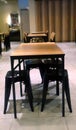 Table and stools