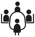 Table Talk Isolated Vector Icon use for Travel and Tour Projects