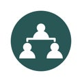 Table talk Vector icon which can easily modify or edit