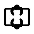 Table talk Vector icon which can easily modify or edit