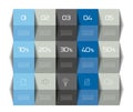 Table template. Schedule table. 3D table. Business table. Brochure table, schedule. Minimalistic table.