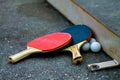 Table tennis bats. Royalty Free Stock Photo