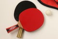 Table tennis bats Royalty Free Stock Photo