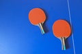 Table Tennis Bats Royalty Free Stock Photo