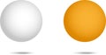 Table tennis, ping pong balls. Vector Illustration Royalty Free Stock Photo