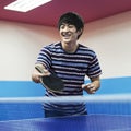 Table Tennis Ping-Pong Sport Activity Concept Royalty Free Stock Photo