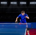 Table tennis player Royalty Free Stock Photo