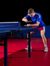 Table tennis player Royalty Free Stock Photo