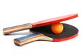 Table tennis rackets Royalty Free Stock Photo